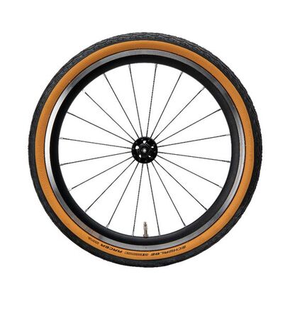 Brompton Schwalbe Marathon Racer Tan Wall Tyre click to zoom image